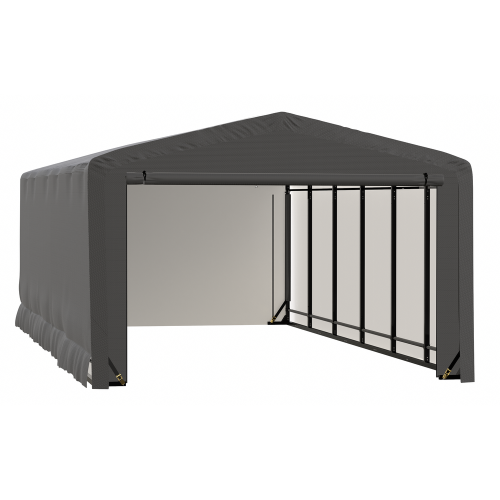 Shelterlogic Sheltertube Wind And Snow-Load Rated Garage, 12 x 23 x 10 Ft.