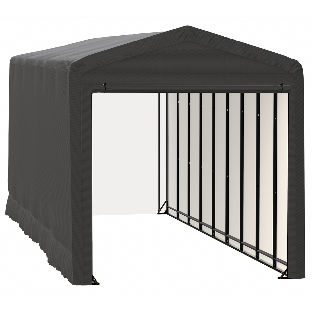 Shelterlogic Sheltertube Wind And Snow-Load Rated Garage, 14 x 40 x 16 Ft.